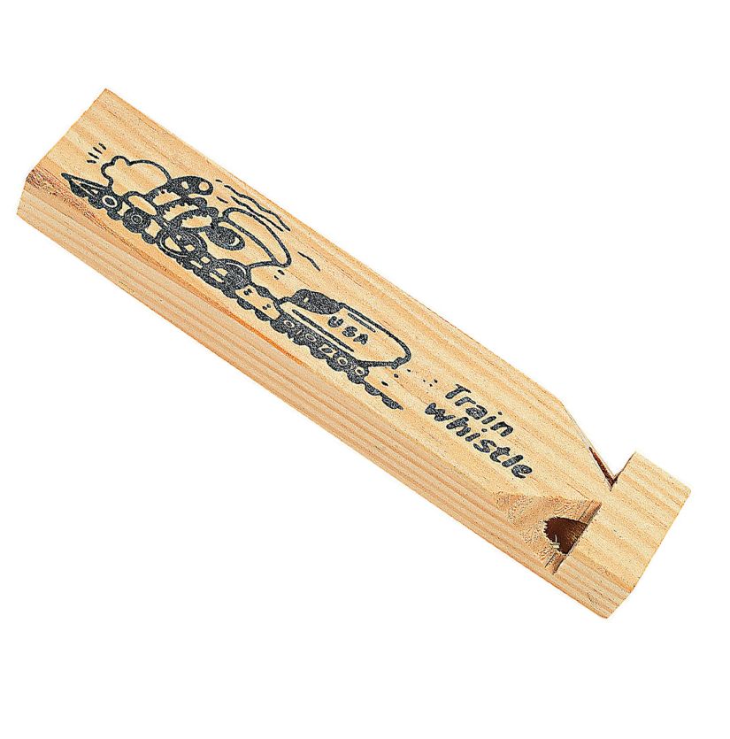 Wooden Train Whistle