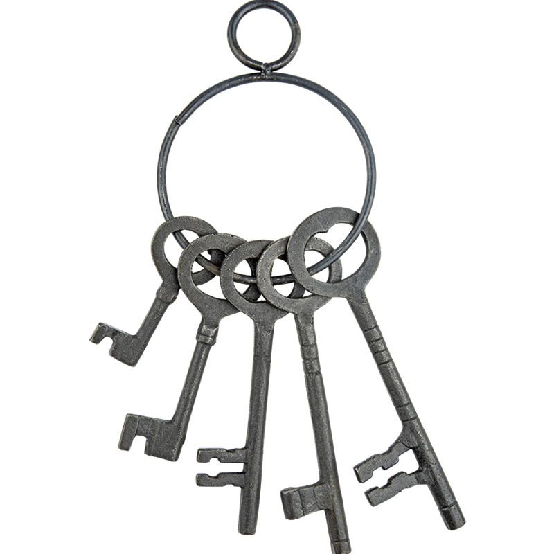 Old Fashion Jailer Key Ring