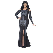 Curves Skeleton Dress Plus Size Adult Costume