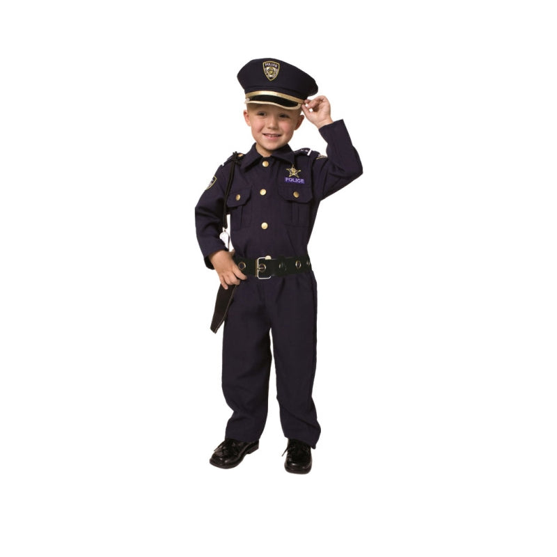 Deluxe Police Officer Kids Costume