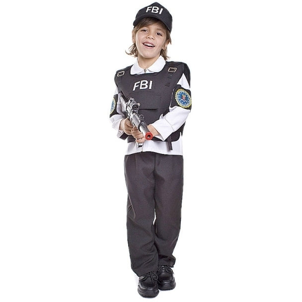 Deluxe FBI Agent Kids Costume