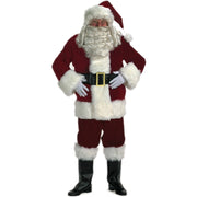 Burgundy Velvet Santa Suit