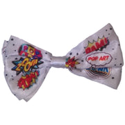 Pop Art Bow Tie with Comic Book Print 