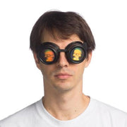 Holographic Skull Steampunk Goggles