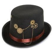 Steampunk Felt Top Hat