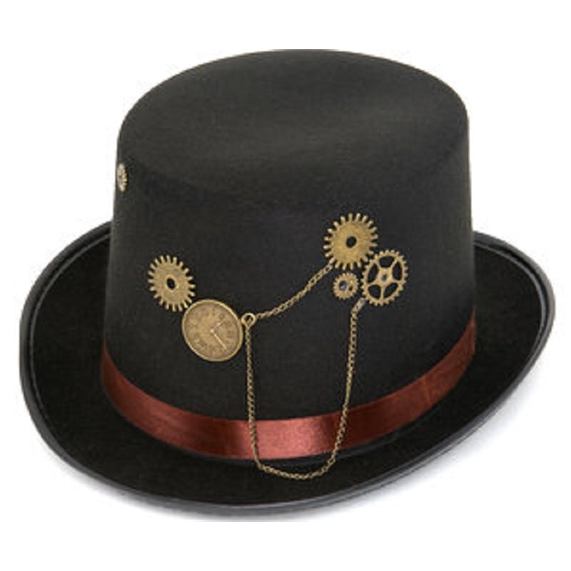 Steampunk Felt Top Hat