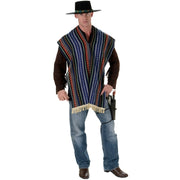 Mexican Western Bandito Serape Poncho
