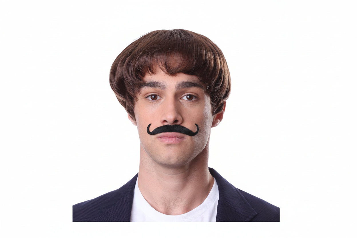 Economy Human Hair Debonair Mustache