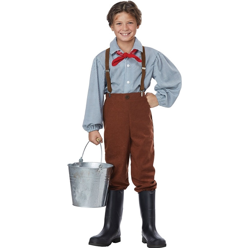 Pioneer Boy Kids Costume 