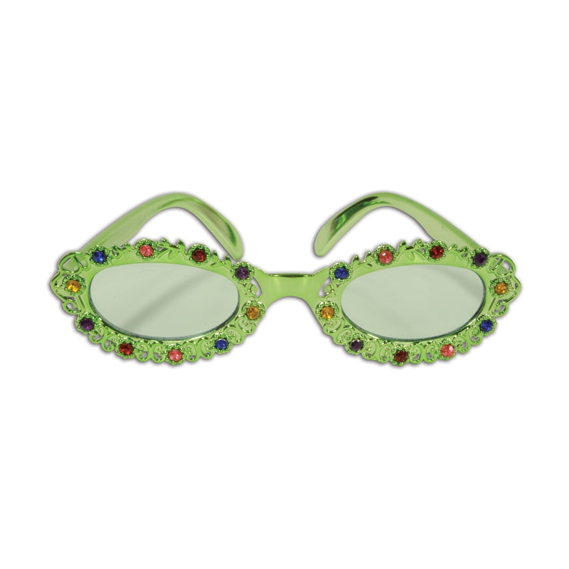 Jeweled Flower Garden Glasses