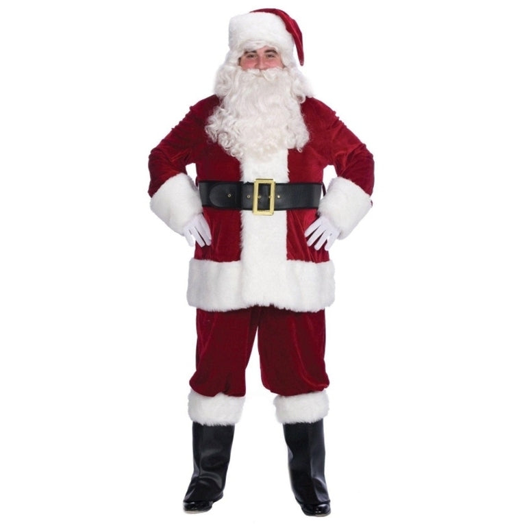 Complete 10 Piece Santa Suit - Velvet 