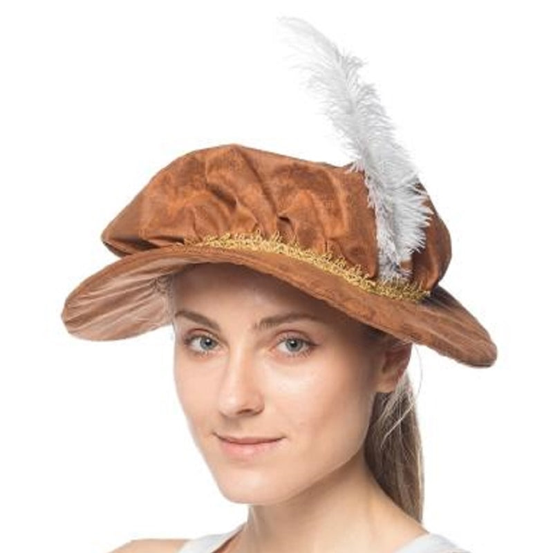 Renaissance Hat with Feather 