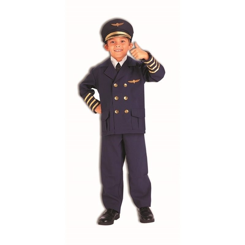 Airline Pilot Kids Costume