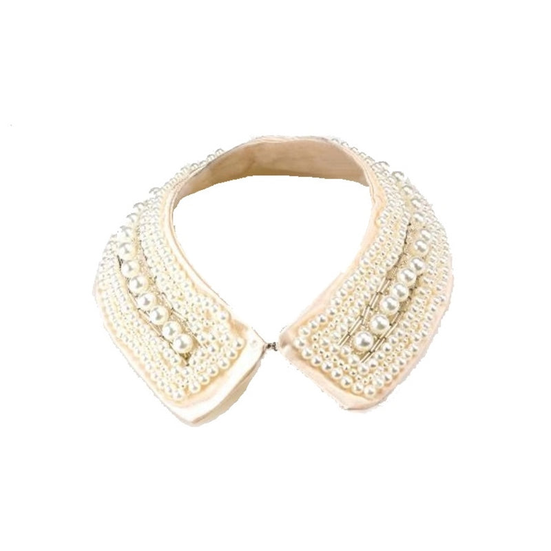 Pearl Fabric Collar