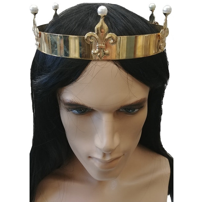 Gold Crown with Pearls