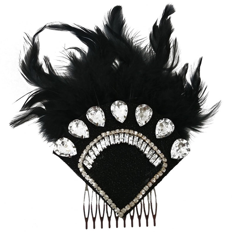 Jeweled Flapper Headpiece 