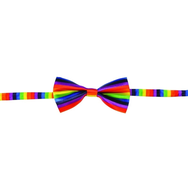 Rainbow Bow Tie