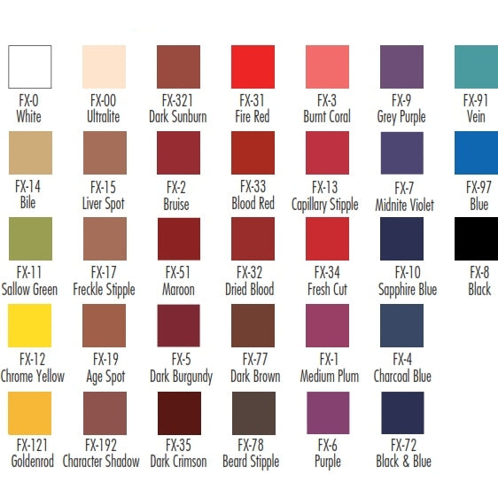 Ben Nye 8-Color FX Undead Palette