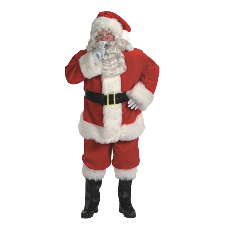 Professional Plush Santa Suit
