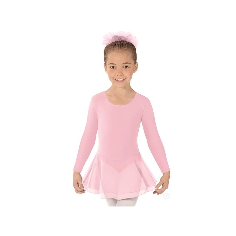 Kids Long Sleeve Dance Dress 