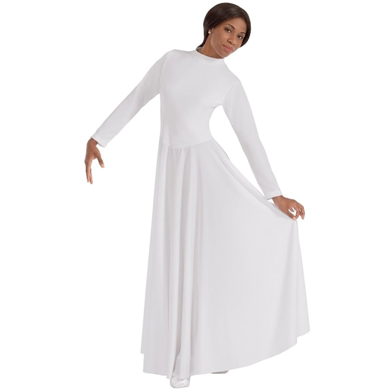 Adult High Neck Simplicity Dress