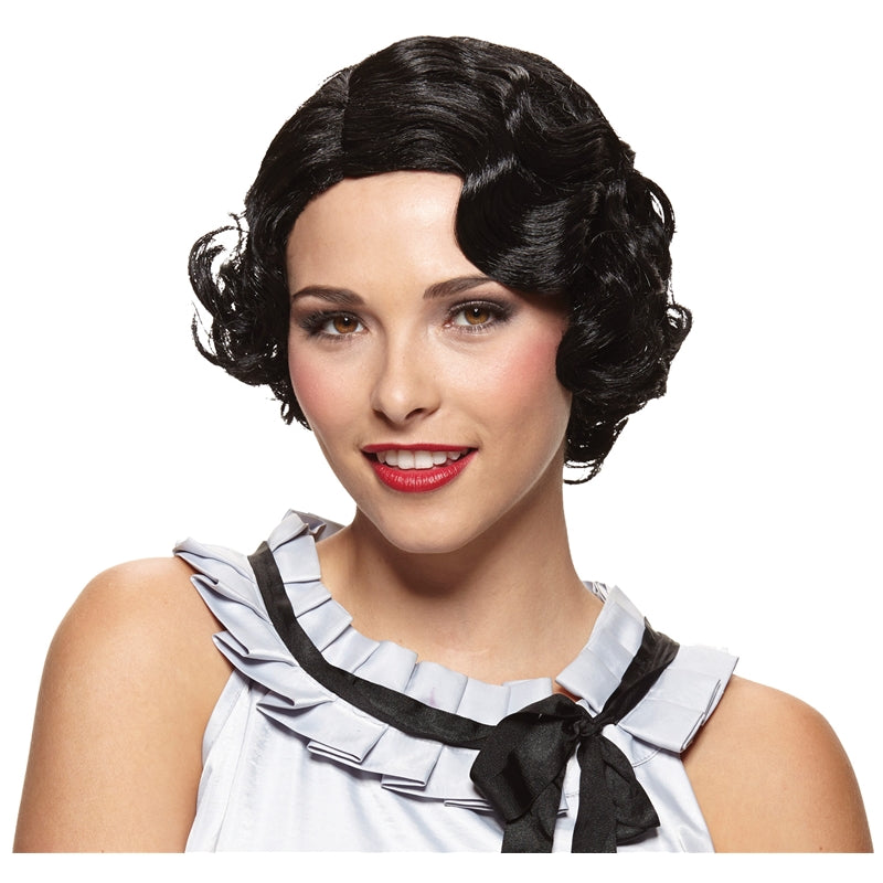 Gatsby Girl Fingerwave Flapper Wig