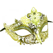 Laser-cut metal Venetian Mask
