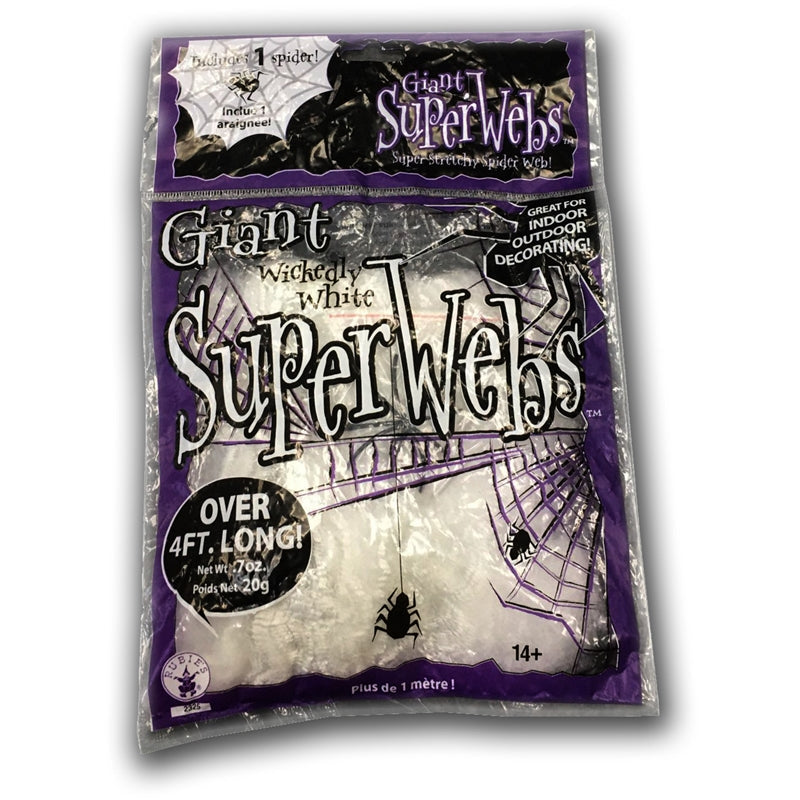 White Spider Web Halloween Decoration