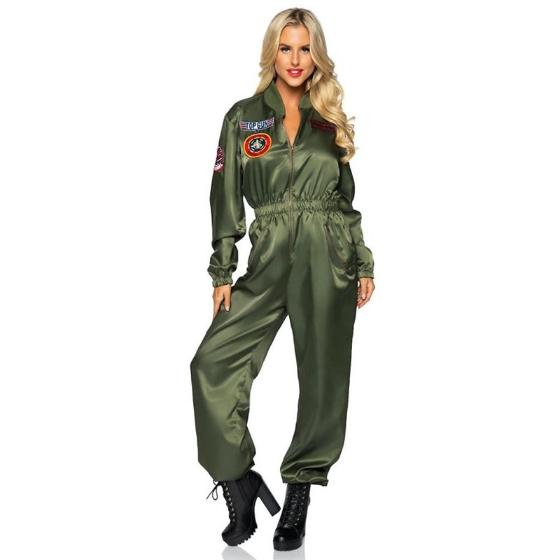 Top Gun Parachute Flight Suit Adult Costume