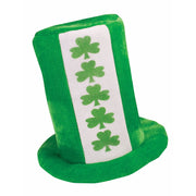St. Patrick's Day Tall Hat With Shamrocks