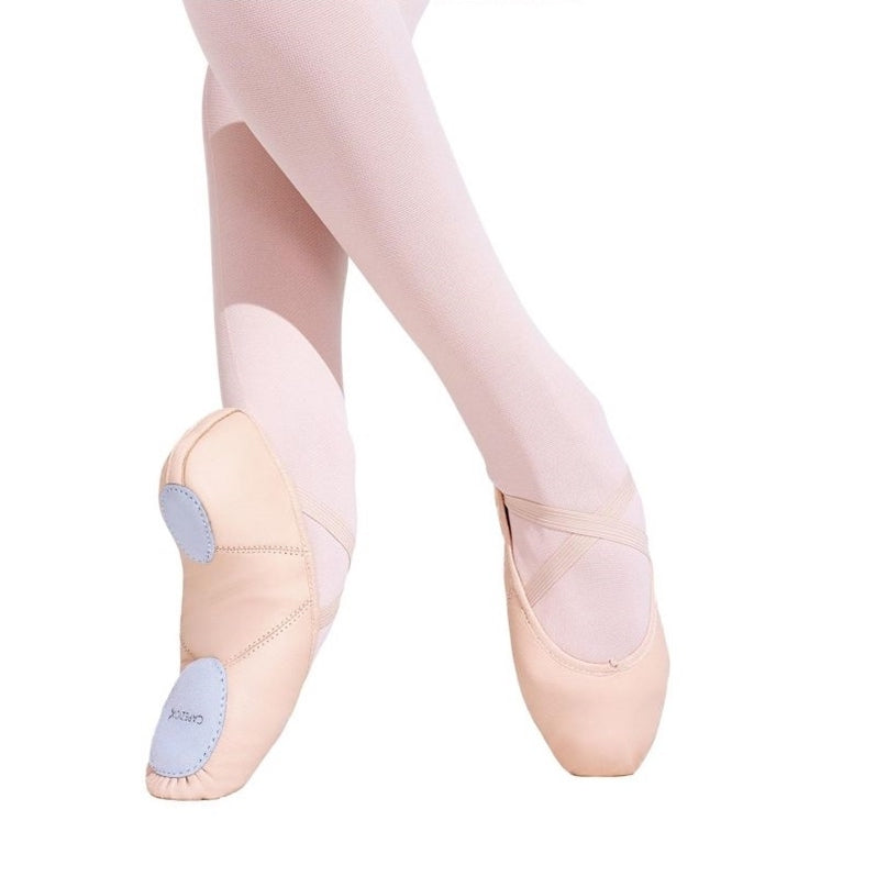 Kids Juliet Leather Ballet Slippers Ballet Pink- Capezio® 2027C