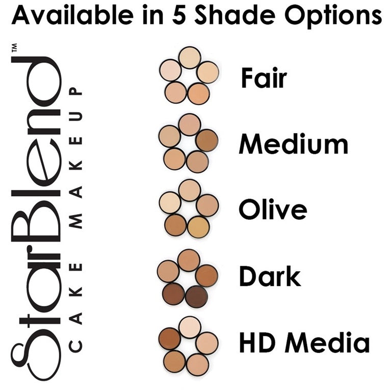 StarBlend™ All-Pro Cake Foundation Makeup Kit