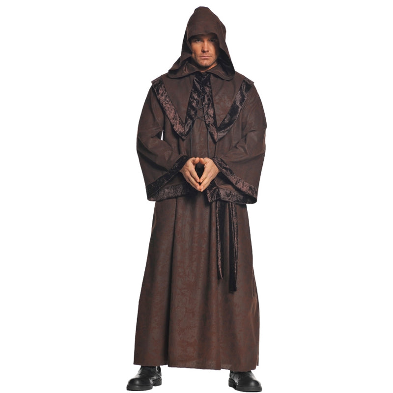 Deluxe Brown Monk Robe Adult Costume