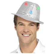 Light Up Sequin Fedora