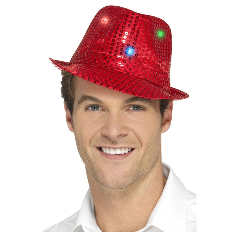 Light Up Sequin Fedora