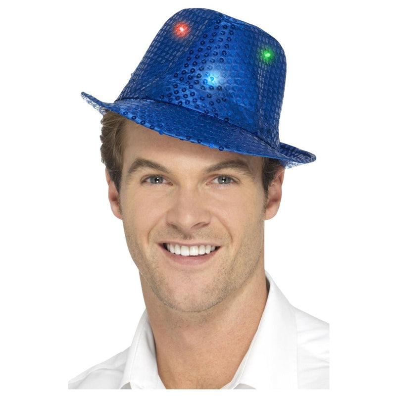 Light Up Sequin Fedora