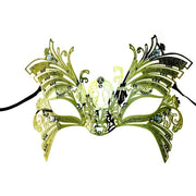 Metal Mask with Diamonds