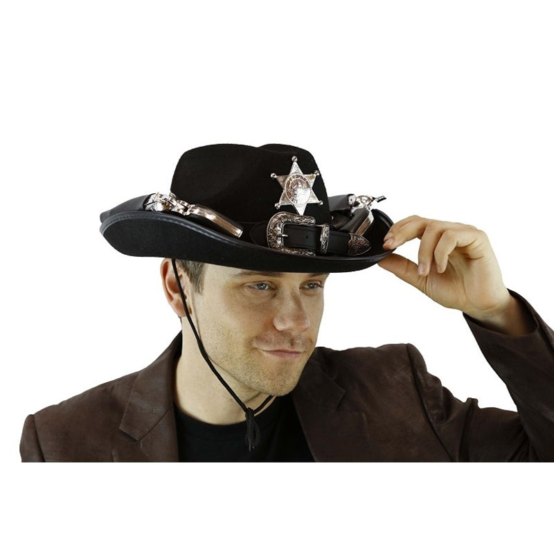 Cowboy Hat with Guns
