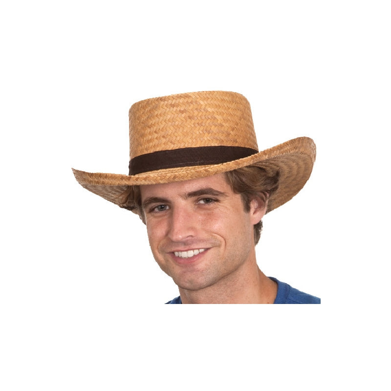 Straw Gambler Hat