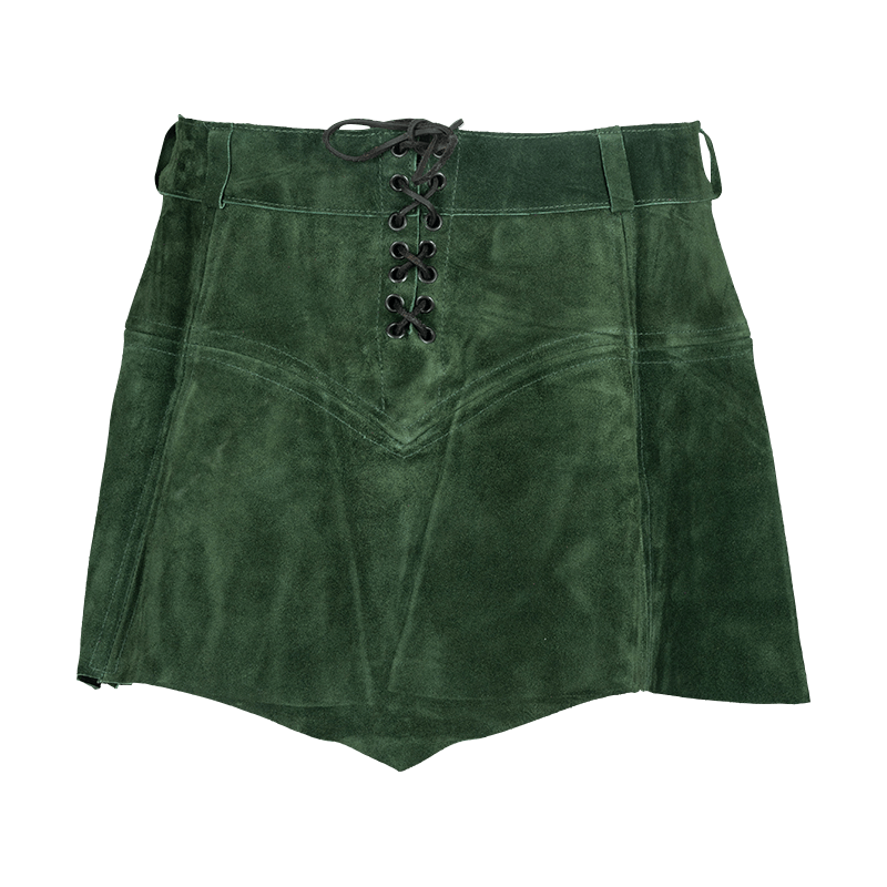 Nuala Suede Leather Skirt