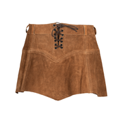 Nuala Suede Leather Skirt