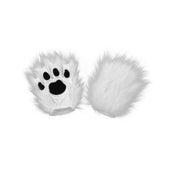 White Fingerless Paws