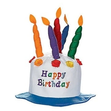 Birthday Cake with Candles Hat
