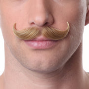 Human Hair English Handlebar Mustache