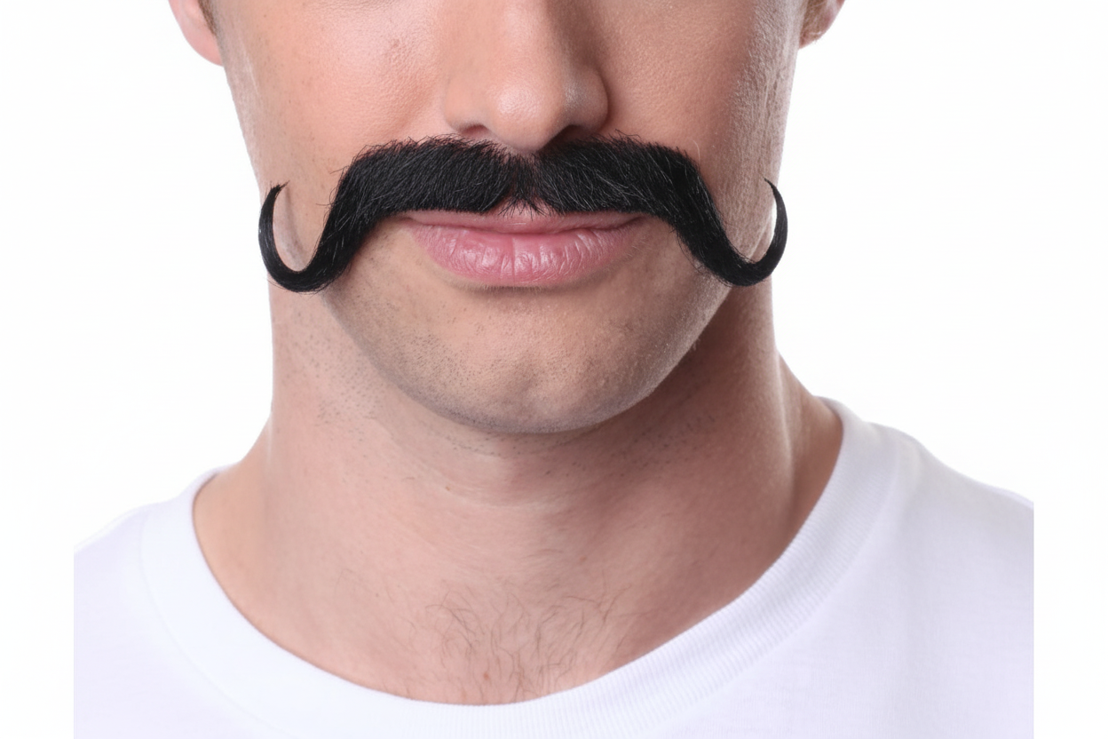Human Hair Imperial Mustache
