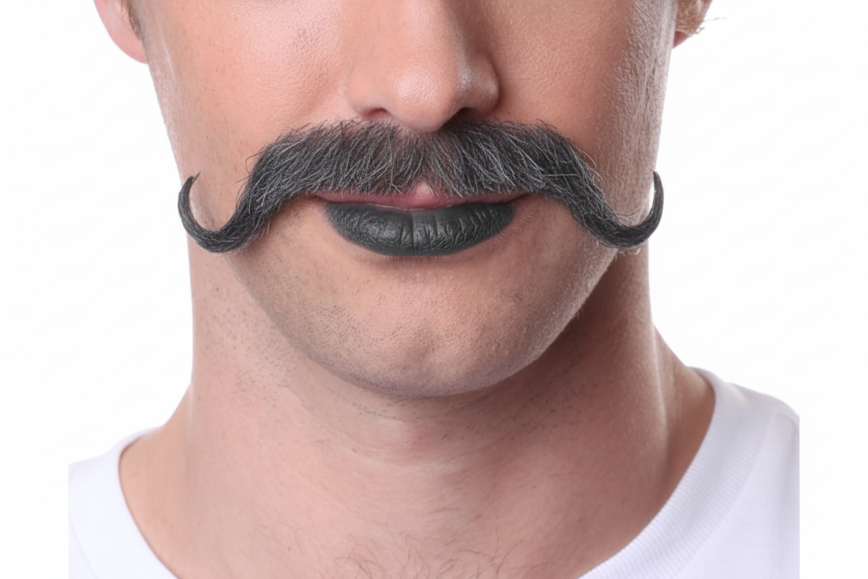 Human Hair Imperial Mustache