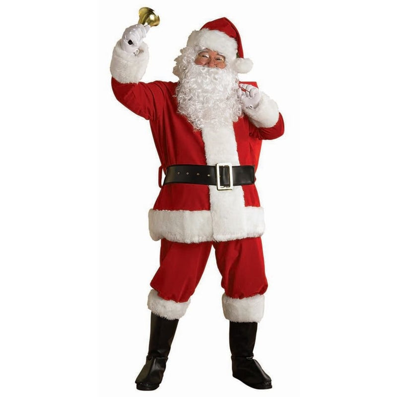 Regal Plush Adult Santa Suit with Faux Fur Trim – XXL