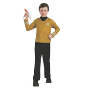 Boy's Deluxe Gold Star Trek Uniform Costume