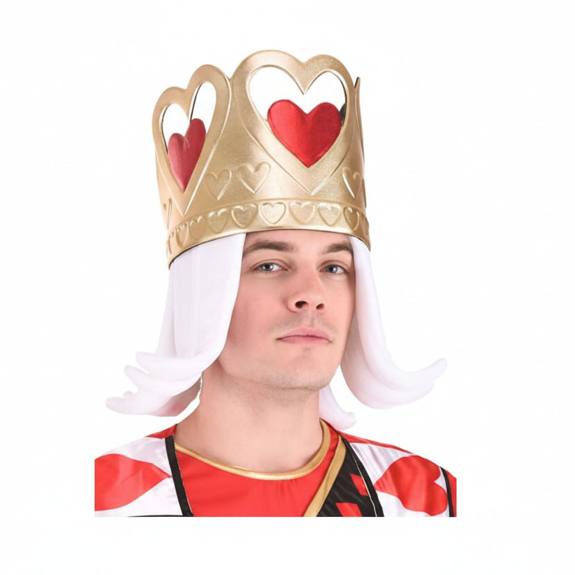King of Hearts Costume Crown