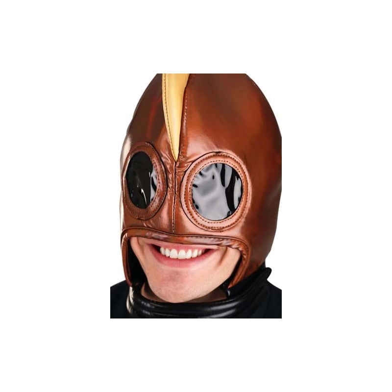 Retro Robot Bronze Helmet